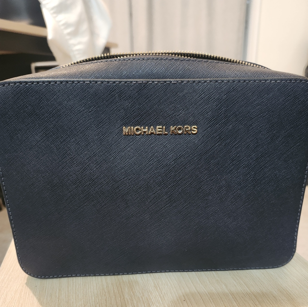 Michael Kors Navy Blue Crossbody Bag